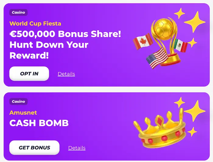 GreatWin Casino CA bonuses